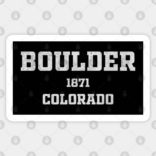 Boulder Colorado Sticker by RAADesigns